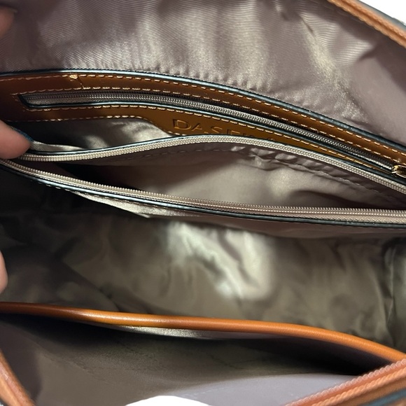 Dasein NWOT's - Womens Two-Tone Monogram Barrel Shoulder/Crossbody Purse - Picture 10 of 16